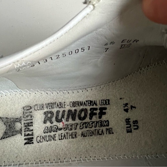 Mephisto runoff air jet system leather sneakers - Picture 8 of 9